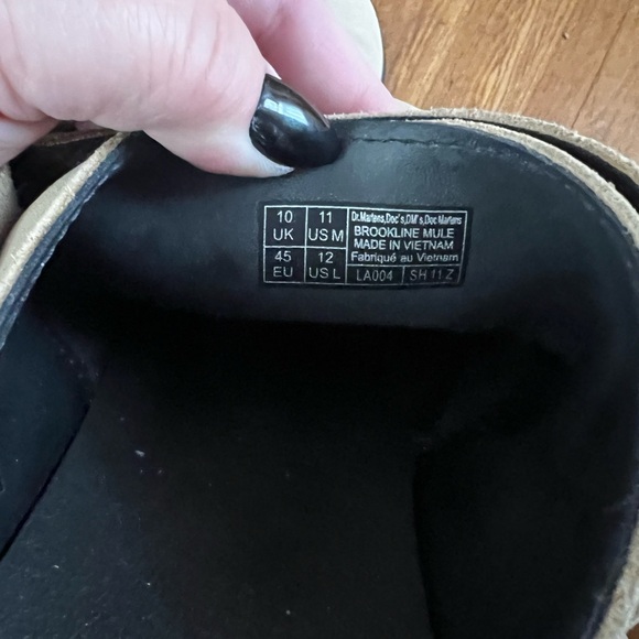 Dr. Martens Beige Slip-On Loafers